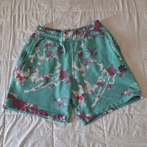 Adidas Originals Tie Dye Sports Shorts Green H48521